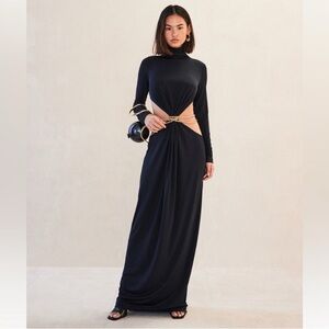 Cult Gaia Black Cutout Maxi Dress